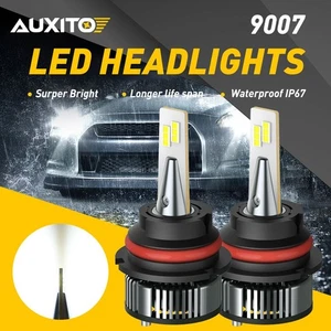 2X AUXITO 9007 LED Headlight Conversion Kit Bulb High Low Beam Lamp White Bright - Picture 1 of 12