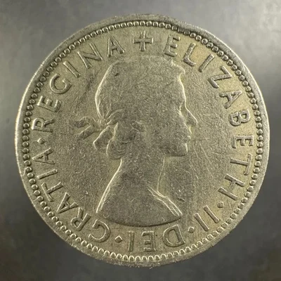 1954 Great Britain 2 Shillings (Florin) - Strong Details - Image 1 of 4
