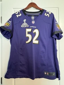 RAY LEWIS 52 Jersey Baltimore Ravens Nike WOMEN’S NFL size XXL - Picture 1 of 8