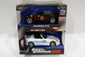 Jada Fast & Furious Legacy Series 2 Pack VW Jetta & 2001 Honda S2000 NEW - Picture 1 of 7