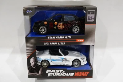 Jada Fast & Furious Legacy Series 2 Pack VW Jetta & 2001 Honda S2000 NEW - Image 1 of 4