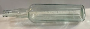 J.H. NEWBAUER & CO. San Francisco 18 oz. Liquor 10 Sided Bottle - Picture 1 of 6