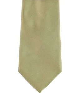 Geoffrey Beene Mens Satin Self-tied Necktie, Beige, One Size - Picture 1 of 1