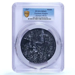 Germany Empire WWI Russia Falling Out Kienast-198 MS 63 PCGS iron medal 1917 - Picture 1 of 4