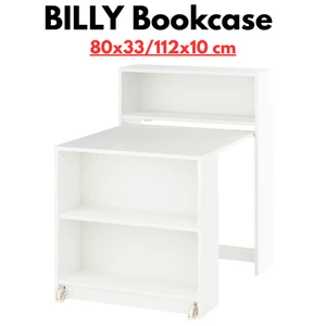BILLY Bücherregal mit klappbarem Tisch Schreibtisch platzsparende Aufbewahrung Bücherregal - Bild 1 von 7