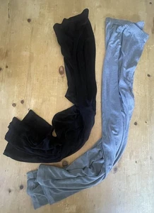 Pantaloni corti Chico’s Travelers Slinky Stove Pipe neri taglia 2 e Sliver taglia 2 - Foto 1 di 16