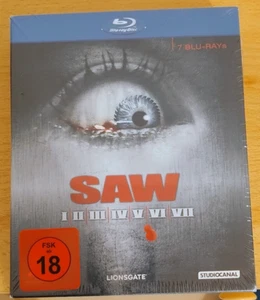 SAW I-VII - Collector's Edition Box - Teil 1+2+3+4+5+6+7 - rar SAW 1, SAW 2 usw - Bild 1 von 3