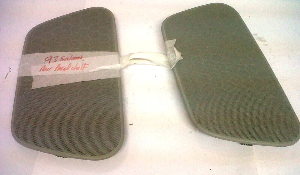 SAAB 9-3 Rear Parcel Shelf Speaker Grille Covers x2 2003 - 2007 12788309 4-Door - Image 1 of 1