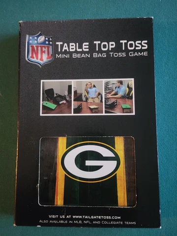 NEW Green Bay Packers Table Top Toss Mini Bean Bag Toss Game Cover