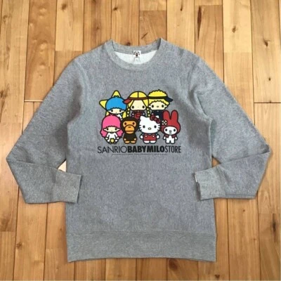 AUTHENTIC APE BAPE x HELLO KITTY BABY MILO SWEAT S Size GLAY - Image 1 of 4