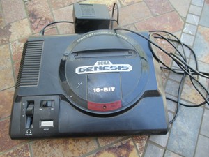 Vintage "Sega Genesis" Video Game Console