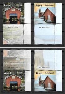Aland Mi.Nr. 549-550** (2024) postfrisch/Bootshäuser - Picture 1 of 3