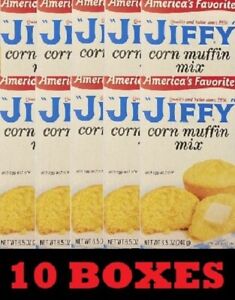 10x Jiffy Corn Muffin Mix 8.5 Oz Baking Cornbread Muffin 10 count 10 BOXES BULK