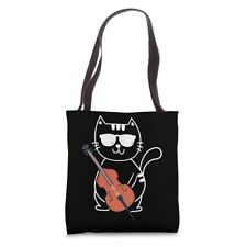 Cello Cat Orchestra Classical Music Cellist Cello Player Tote Bag