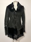 Women Black  Fur Sheepskin Coat