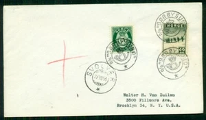 NORWAY 1953, envío Crown & Posthorn cancela D/S BOROYSUND en cubierta en muy buen estado - Imagen 1 de 1