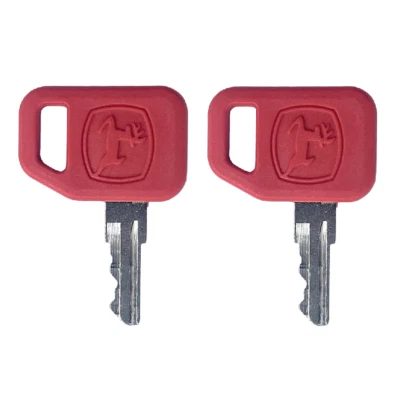 (2) John Deere Construction Equipment Ignition Keys - Leaping Deer Logo AT195302 - Image 1 of 3