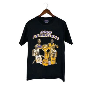 Small Lakers Championship Tee Kobe Bryant Lamar Odom NBA Rare VTG - Picture 1 of 6