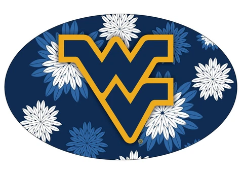 WEST VIRGINIA FLORAL DESIGN MAGNET-WV MOUNTAINEERS CAR MAGNET-NEW FOR 2016! Cover