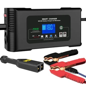 Golf Cart Charger with EZ-GO TXT plug, 36V 18A 48V 13A lifepo4 lithium Charger - Picture 1 of 11