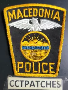 MACEDONIA, OHIO POLICE SHOULDER PATCH OH - Picture 1 of 2