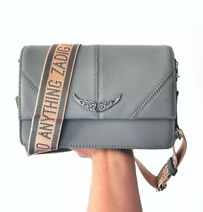 Zadig & Voltaire Tasche "Lolita" - Grey-Blue / Apricot - Neu - Bild 1 von 24