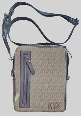NWOT MICHAEL KORS Signature Crossbody/Shoulder bag,Brown Monogram Unisex - Image 1 of 4