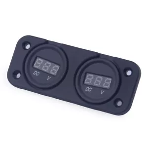 Monitor Digital Doble Batería LED DC12V-24V Medidor Coche Moto Barco jn - Imagen 1 de 5