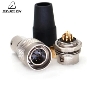 HR10A-10P-10P and HR10A-10R-10S Hirose Connector Plug Socket Wire Connector - Picture 1 of 19