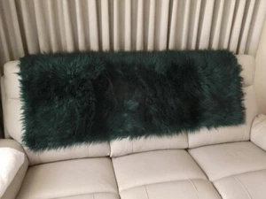 Throw Rug Faux Fur 120 x 155cm Presley by Logan and Mason - Picture 1 of 4