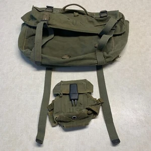 VINTAGE US Military Green Cargo Field Pack - Picture 1 of 13