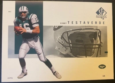 Vinny Testaverde 2001 Upper Deck SP Authentic #62 New York Jets - Image 1 of 2