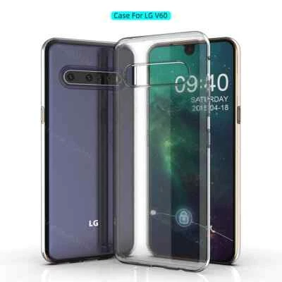 2 PIEZAS Para LG V60 ThinQ V60 Suave Parachoques Trasero Estuche Cubierta Protector Armadura Foto 1 de 4