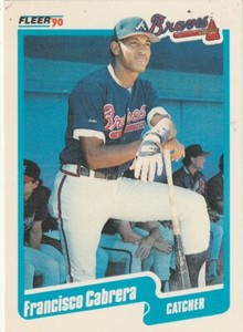 FREE SHIPPING-MINT-1990 Fleer Update Francisco Cabrera #U-2 BRAVES +BONUS CARDS