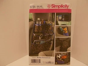 Simplicity 3731 Sewing Pattern for Car Organizers - Printed 2007 and Uncut - Picture 1 of 5