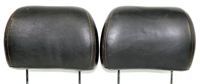 1999 - 2001 年 SUBARU IMPREZA RS 前头休息套装黑色皮革红色缝线原始设备制造商 — 第 1/4 张图片