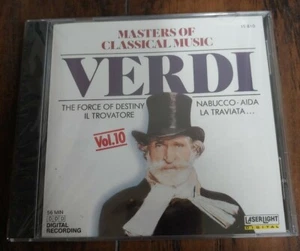 BRAND NEW! Verdi - Masters of Classical Music Vol. 10 CD LaserLight La Traviata - Imagen 1 de 2