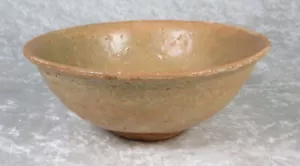 Antique Chinese Song Dynasty Pottery Bowl Brown Tan Glaze 6-5/8 inch Diameter - Picture 1 of 12