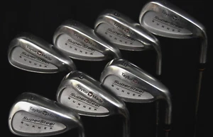 TAYLOR MADE SUPER STEEL IRON SET (7) FLEX:REGULAR LENGTH: (5) 38 IN RIGHT HANDED - Picture 1 of 6
