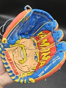 VTG 1991 Hulk Hogan Hulkamania WWF Wrestling Youth Sized Remco Baseball Glove - Picture 1 of 10