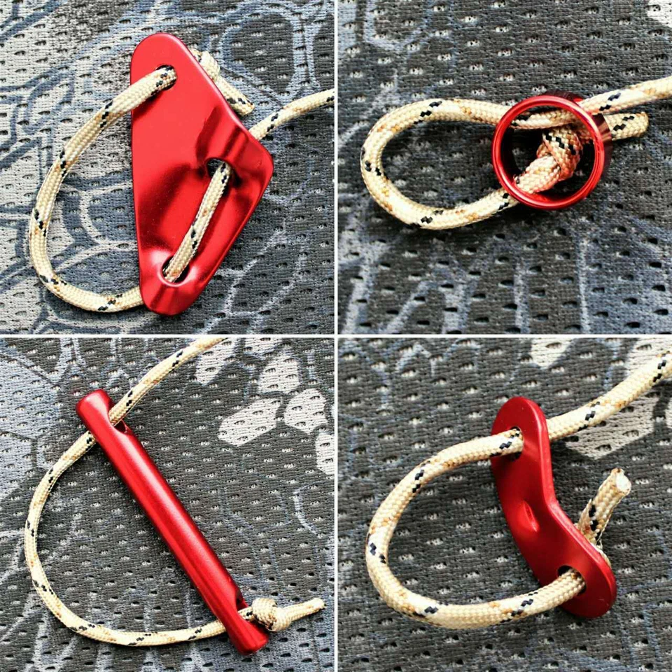 URSUZ 10 St. Leinenspanner Spanner Schnurspanner Zeltleine Abspannleine Leine Tarp