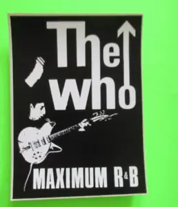 VINTAGE 1980'S UNUSED THE WHO STICKER RARE MOD ROCK - Picture 1 of 2