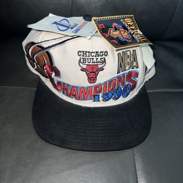 Vintage 1996 Chicago Bulls NBA Championship Snapback Cap — DEAD