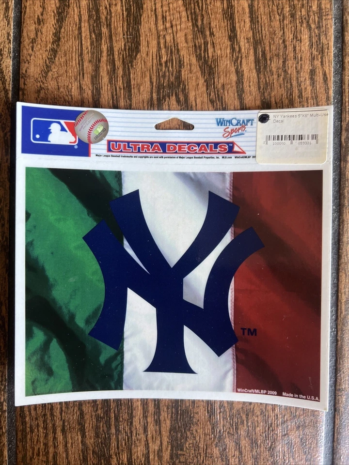 New York Yankees 5x6 Inch MLB Die-Cut Decal Sticker Wincraft - Image 1 of 1