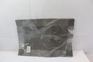 6 Placemat Set Silver-Tone 17 1/4" x 11 3/4" Includes Coasters 4" x 4" Grey - Picture 1 of 5