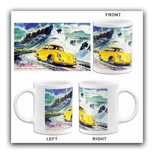 1955 Porsche Continental Coupe - Alpine Rally - Promotional Advertising Mug - Picture 1 of 3