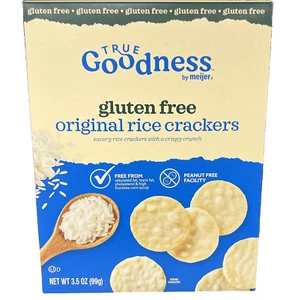 Galletas de arroz True Goodness de Meijer originales sin gluten 3,5 oz - Imagen 1 de 1