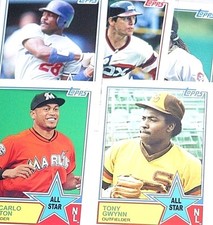 2013 Topps Archives 1983 All-Stars Pick From Drop Down Menu