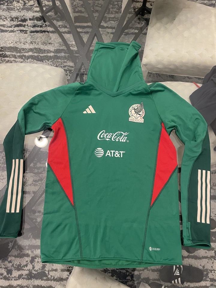 adidas 20-21 Mexico Soccer Anthem Jacket Men’s S Black Pink