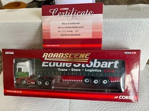 CORGI ROADSCENE EDDIE STOBART SCANIA CURTAINSIDE CC18106 1/76 SCALE MINT in Box - Picture 1 of 5